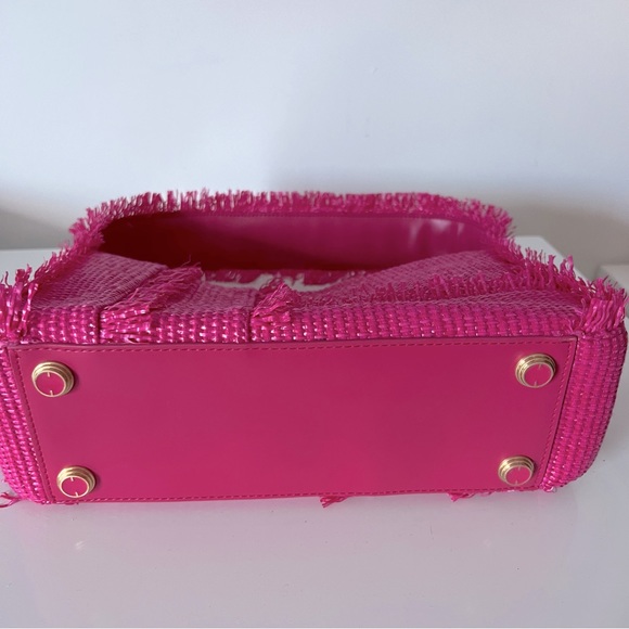 Cult Gaia Malfi Mini Fringe Straw Shoulder Bag - Picture 4 of 9